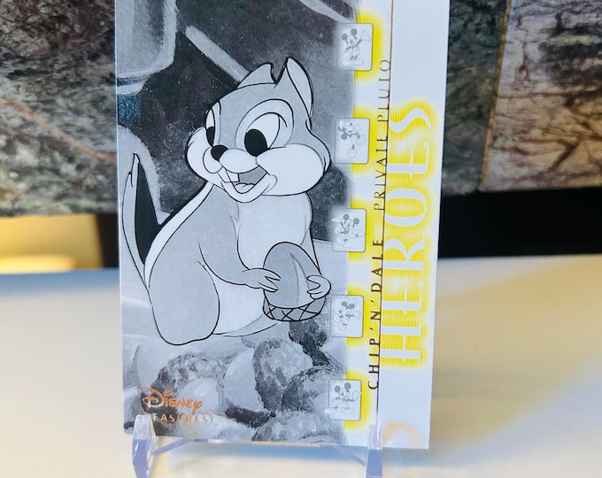 Chip N Dale, Private Pluto, 2003 Disney Treasures Trading Card