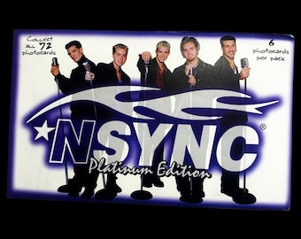 NSYNC Sealed One Photocard Pack *NSYNC, Gifts, Pop Music, Nostalgia, Justin Timberlake, Platinum Edition