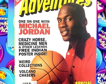 Michael Jordan 1991 Disney Magazine, Disney Adventures, Chicago Bulls, 90s kids, Basketball, Gift Ideas