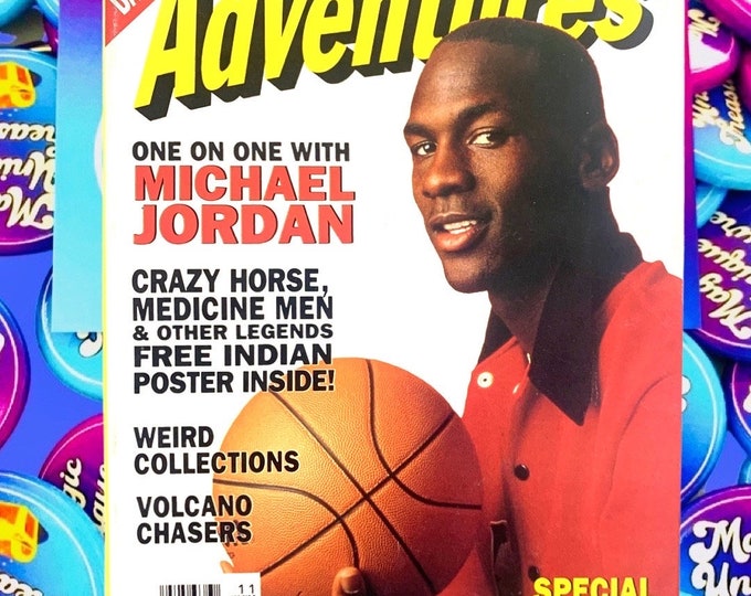 Michael Jordan 1991 Disney Magazine, Disney Adventures, Chicago Bulls, 90s kids, Basketball, Gift Ideas