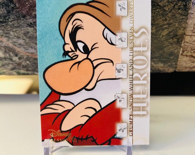 Snow White Grumpy 2003 Disney Treasures Trading Card