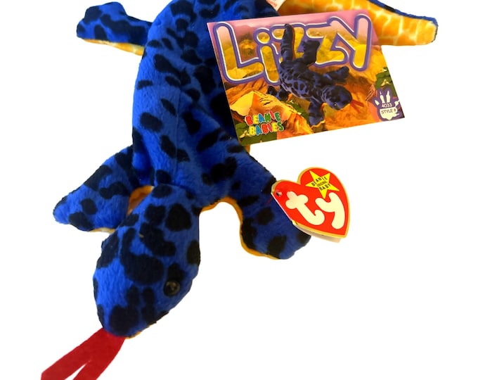 Lizzy the Lizard 13-inch Beanie Baby 1995