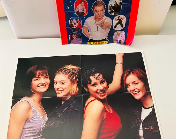 Bwitched 1999 Four Stickers with Empty Smash Wrapper