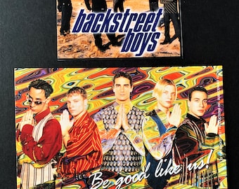 Backstreet Boys DUO Sets - Choose one 90's Photo/Trading Card Combo (90's Gifts, BSB, Boy Bands, 90's Throwback)