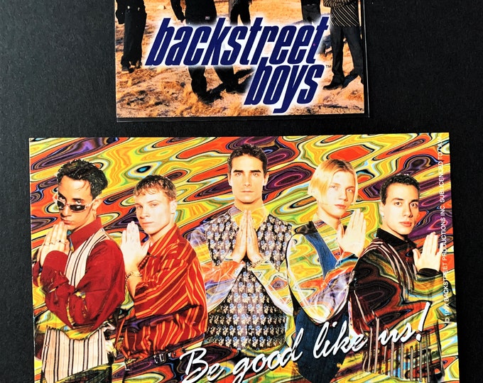 Backstreet Boys DUO Sets - Choose one 90's Photo/Trading Card Combo (90's Gifts, BSB, Boy Bands, 90's Throwback)