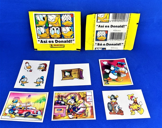 One Vintage Pack Donald Duck (6 Stickers inside)