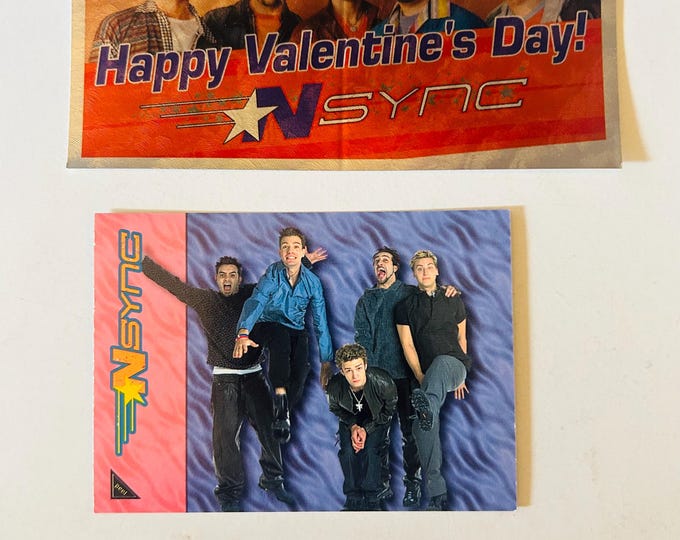 NSYNC Valentine's Day Telegram 2000's Nostalgia *NSYNC, Trading Card and Valentine, Justin Timberlake