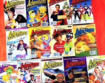1994 Disney Packs, Choose One Disney adventure magazine, 90s nostalgia, Vintage, Birthday Gifts, Trading Card Packs