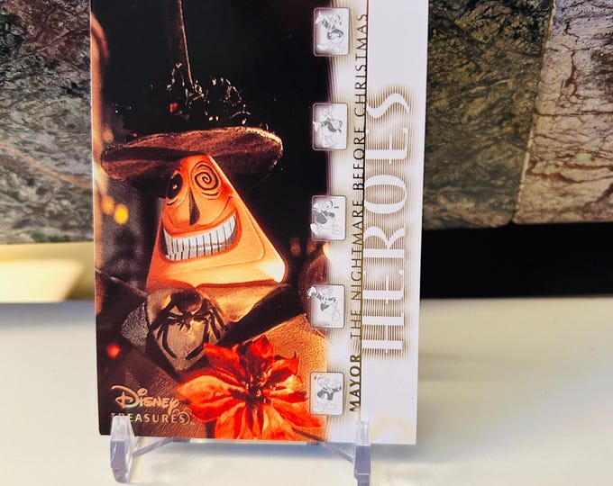 Mayor Nightmare Before Christmas 2003 Disney Treasures Trading Card