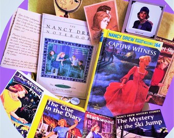 Nancy Drew Mystery Box! Nostalgic gift, Birthday boxes, Mystery box, 90's fan, Vintage toys, Retro 90s gift