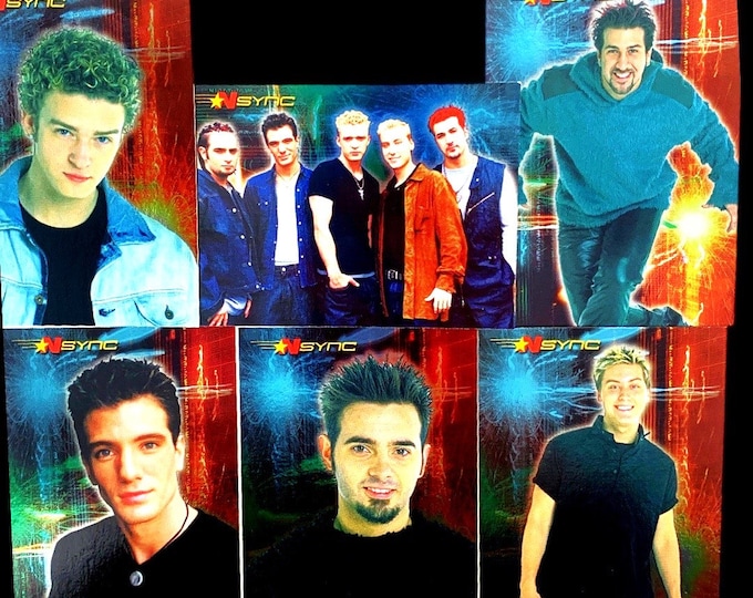 NSYNC 6 Trading Card Set, Stocking Stuffers, NSYNC, Justin Timberlake