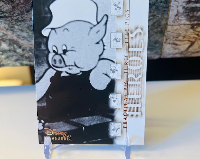 Three Little Pigs, Practical Pig,  2003 Disney Treasures Trading Card