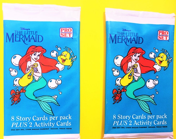 One Little Mermaid Sealed Trading Card Pack (1991)