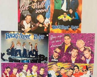 Backstreet Boys Six Group 4x6 BSB Photos 1998 Lot of 6
