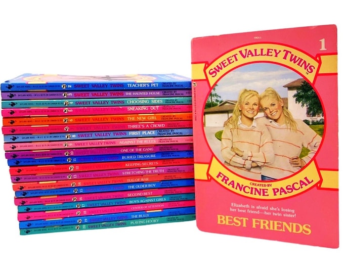 SWEET VALLEY #1-20 TWINS (Build a Matching Book Set) Choose a Title by Francine Pascal 80s Young Adult Novels Fiction, 1988 Editions