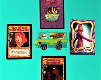 Scooby Doo 2.5" Van Car Toy with Trading Cards