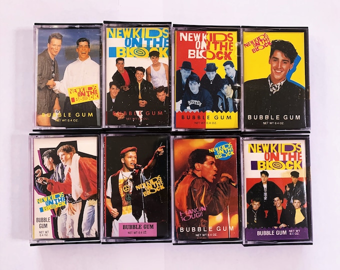 Sealed NKOTB Mini Bubble Gum Cassettes - Choose your Favorite