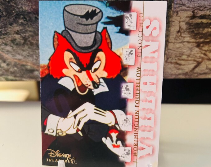 Pinocchio, J. Worthington Foulfellow, 2003 Disney Treasures Trading Card