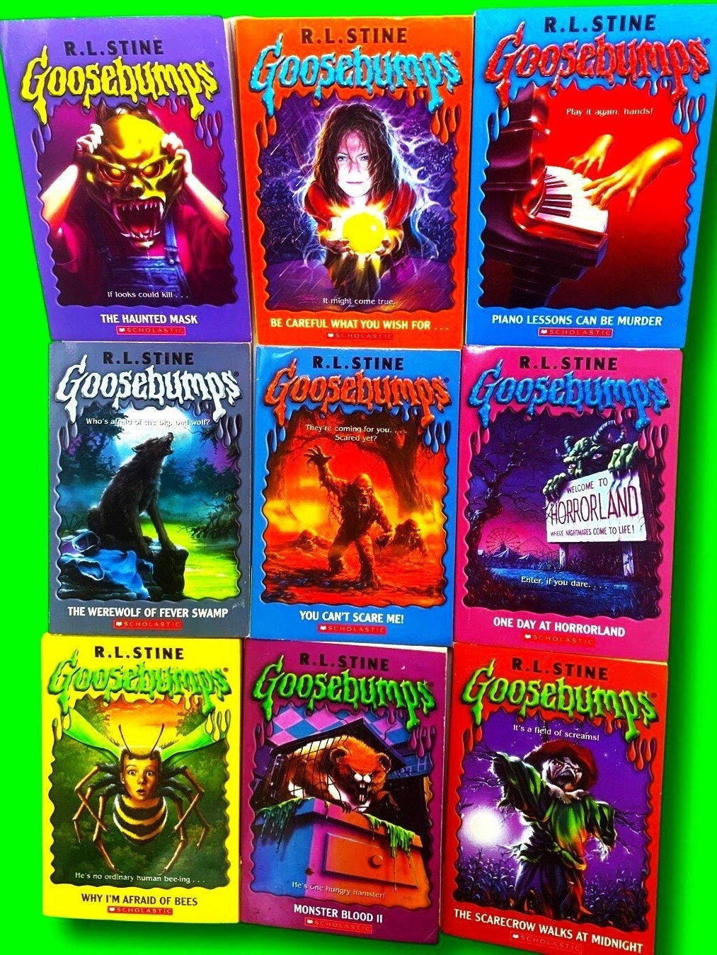 Goosebumps Books, Alternate Collector Covers, Choose One R.L. Stine book