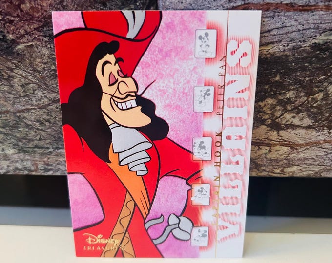 Captain Hook from Peter Pan 2003 Disney Treasures Trading Card