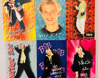 Nick Carter Backstreet Boys Six 4x6 BSB Photos 1998 Lot of 6