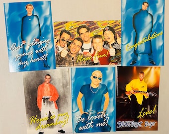 Backstreet Boys Six Group 4x6 BSB Photos 1998 Lot of 6