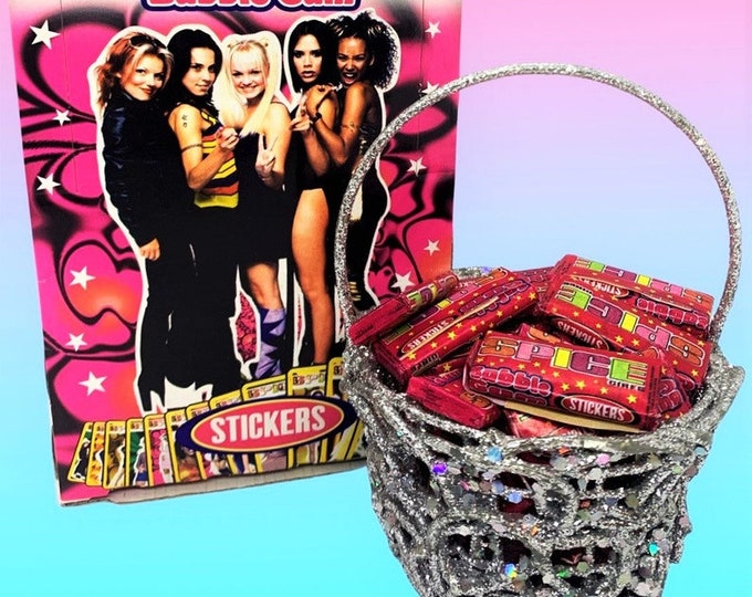 Spice Girls Gum (3 Pieces of Gum) Each Piece has a Sticker Inside!