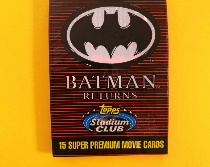 Batman Returns Trading Card Pack (1 Pack of 15 Cards)