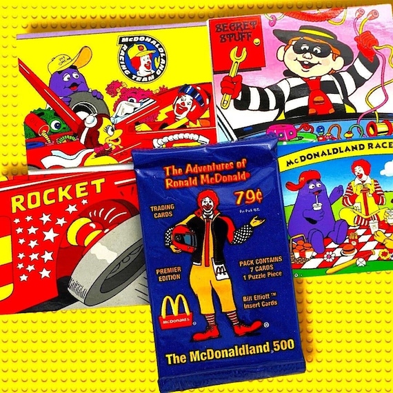 Mcdonalds Trading Cards Pack (1996) - Etsy
