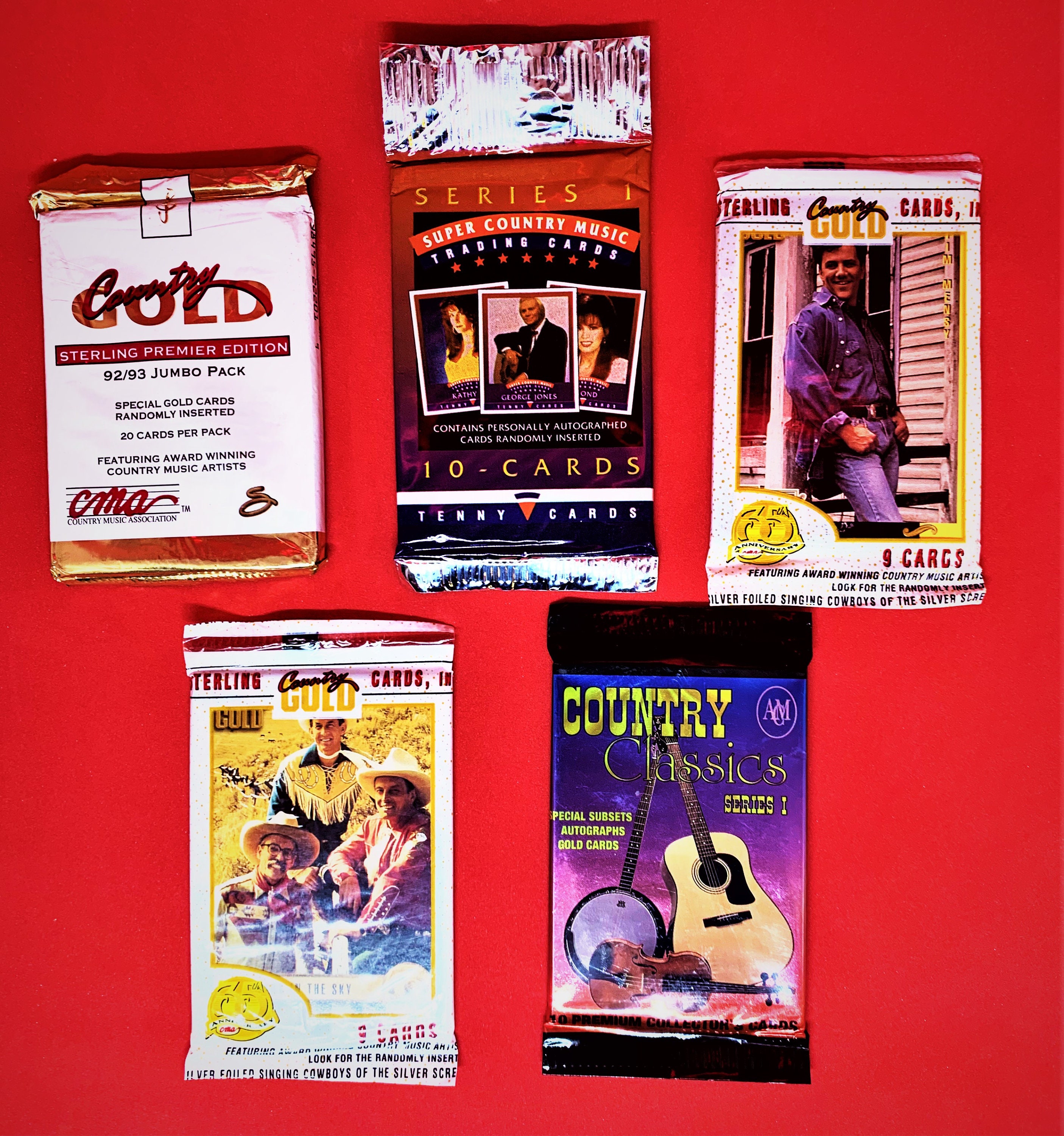 Country Classics Trading Card Mix 5 Packs - Etsy