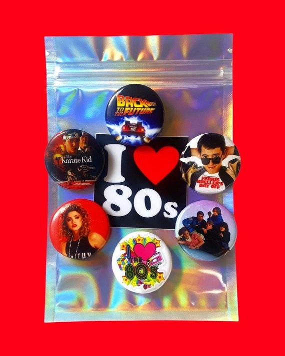 80s (Six) Pack Button Bundle - image 1