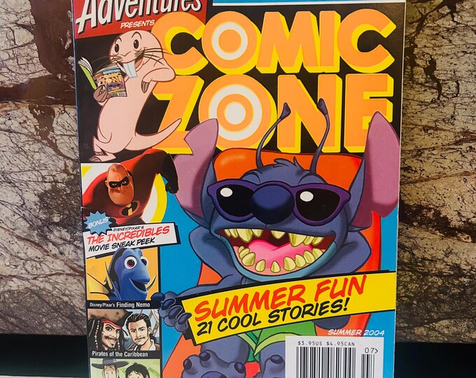Lilo & Stitch 2004 Disney Adventures Magazine, Collector's Issue, Comic Zone