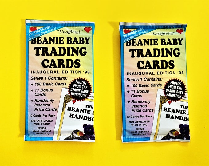 Beanie Baby Trading Card Pack (1 Pack of 10 Cards)