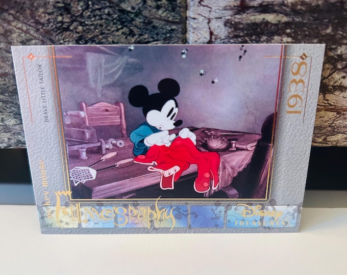Mickey Brave Little Tailor Treasures Filmographs, 2003 Trading Card MM24