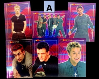 NSYNC Single Card Hologram, Stocking Stuffers, NSYNC, Justin Timberlake, Choose a Card