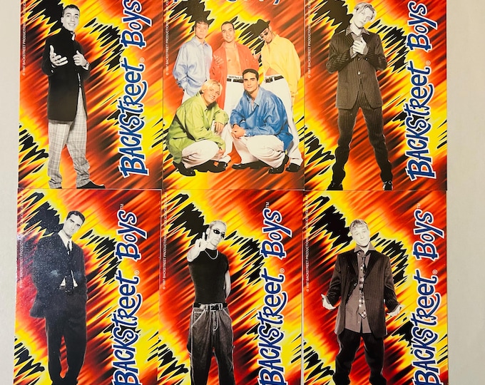 Backstreet Boys Six Group 4x6 Photos 1998 Lot of 6