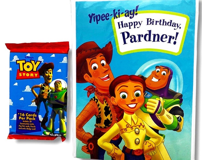 Birthday Card Toy Story with Trading Card Pack (1995)