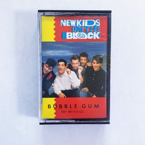 New Kids Mini Bubble Gum Cassettes Choose 15 Group Red/Yellow