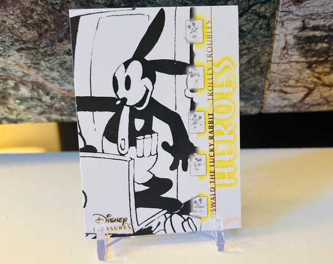 Oswald the Lucky Rabbit, Trolley Troubles, 2003 Disney Treasures Trading Card