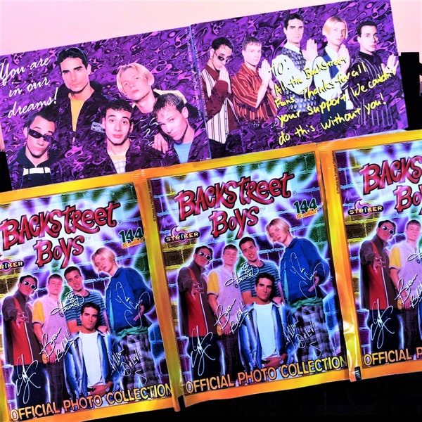 Backstreet Boys - One Sealed pack of 6 Photo Cards (1997)
