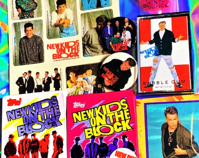 NKOTB Mini MYSTERY Donnie Pack, New Kids on the Block gift ideas, retro gifts