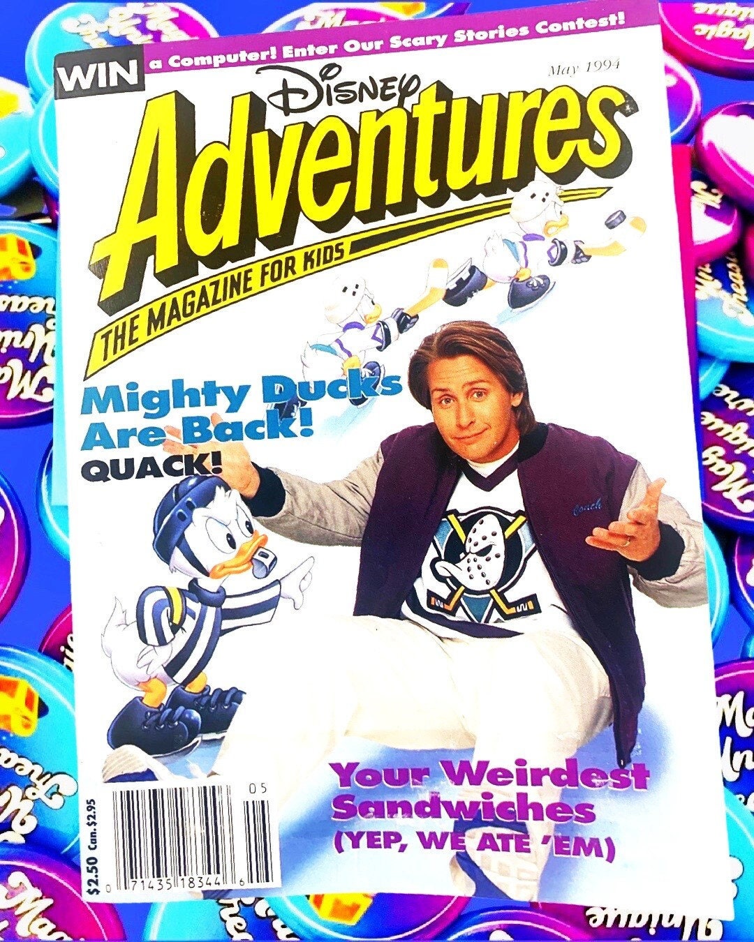 Mighty Ducks Logo 90s Kid Movie - Throwback Retro Vintage