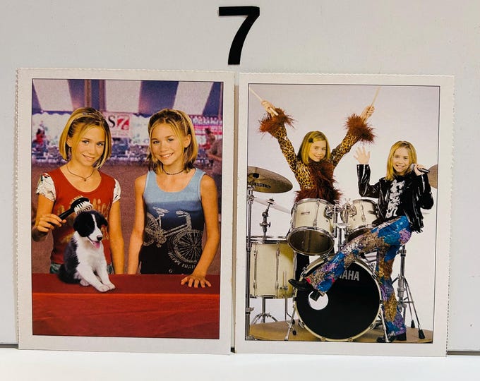 Mary Kate & Ashley Photo Cards 4x5 inches