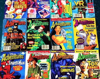 1995 Disney Packs, Choose One Disney adventure magazine, 90s nostalgia, Vintage, Birthday Gifts, Trading Card Packs