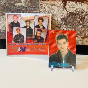 NSYNC Dia dos Namorados Telegrama Nostalgia dos anos 2000 *NSYNC, JC Chasez