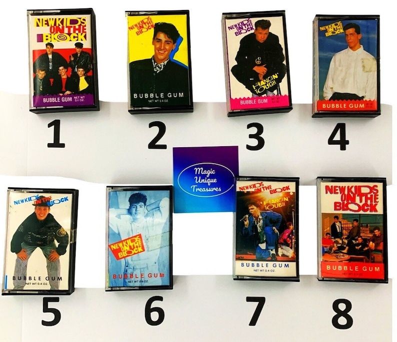 New Kids Mini Bubble Gum Cassettes Choose image 2