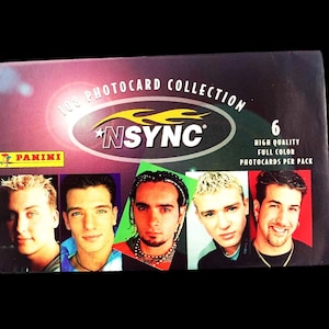 NSYNC Sealed One Photocard Pack *NSYNC, Gifts, Pop Music, Nostalgia, Justin Timberlake