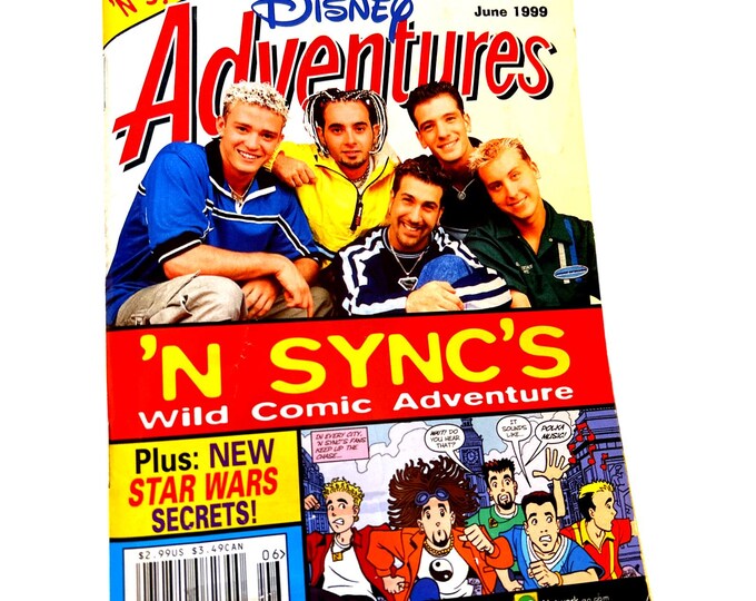 NSYNC 1999 Disney Adventures Magazine