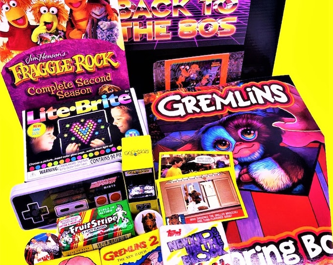 80's Trends Mystery Box! Nostalgic gift, Birthday boxes, Mystery box, 80's fan