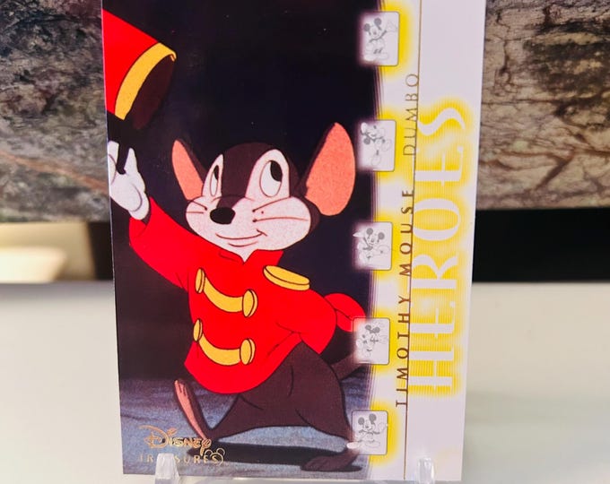 Dumbo, Timothy Mouse, 2003 Disney Treasures Trading Card